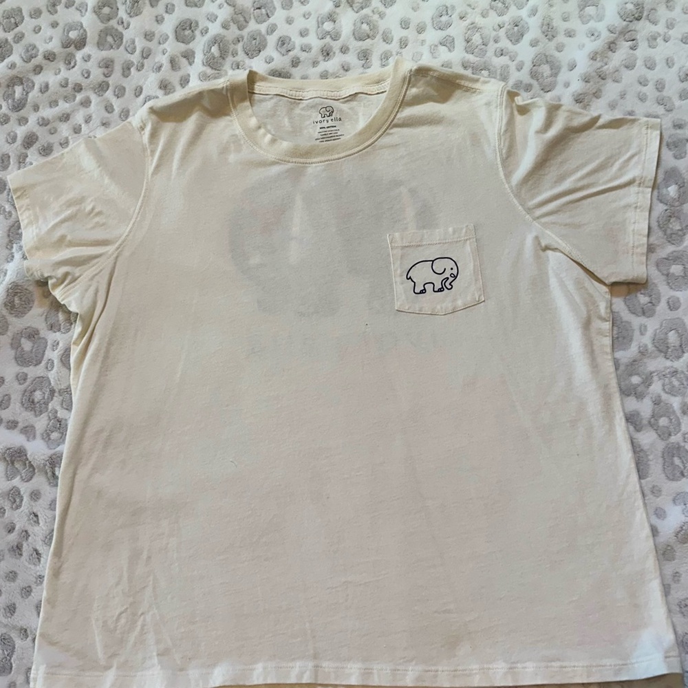 Women’s Ivory Ella football tee